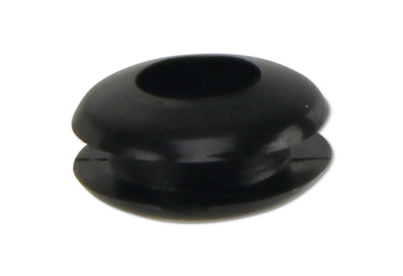 KSS Kabeldurchfuhr KSS Kabeldurchführungstülle PVC, schwarz, Plattenstärke 1,7, Loch-Ø 5 von KSS