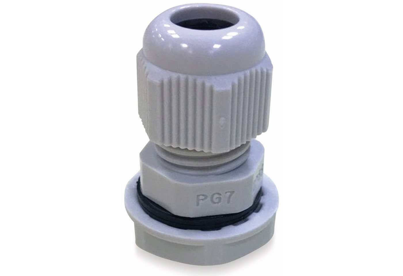 KSS Kabeldurchfuhr KSS Kabelverschraubung, PG-7, Lichtgrau, 3 bis 6,5 von KSS