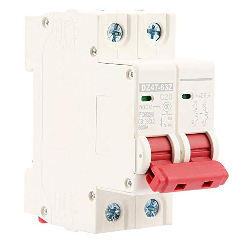 KSTE 2P DC 500V 20A Mini Circuit Breaker MCB Sicherheits Breaker DZ47-63Z-2P von KSTE