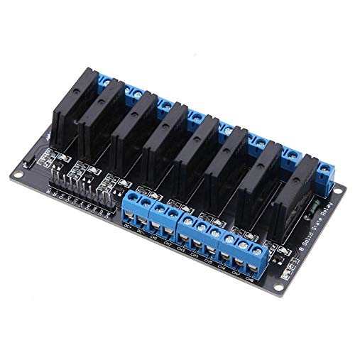 KSTE 5V 8-Kanal Solid State Relais-Modul mit Sicherung High Level Trigger-2A von KSTE