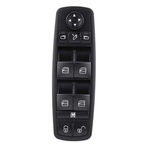 KSTE Fensterschalter, Fensterheber Schalter Auto, Auto Fensterschalter, Power Master Fensterschalter for B-e-n-z W169 A-Klasse W245 B-Klasse 1698206710 von KSTE