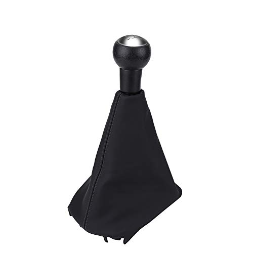KSTE Schaltknopf, Gangschaltknopf, 5 Gänge, Schalthebelknopf für Auto, Schaltsack für P-EUGEOT 207 307 406 C-ITROEN C3 C5 von KSTE