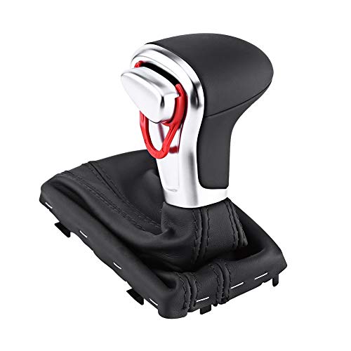 KSTE Schaltknauf, Shift Knob Gaitor Boot, New Auto Schaltknauf Gaitor Boot-Cover Schwarz for A5 A4L Q5 B8 B8PA B9 2009-2016 von KSTE