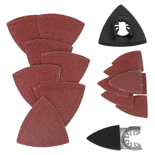 KSTE Schmirgelpapier, 82 Stück Oszillierende Schleifsatz, Säge Sand Pad Schmirgelpapier Ersatzwerkzeug for B-o-s-c-h S-t-a-n-l-e-y Multi-M-a-s-t-e-r-M-a-k-i-t-a D-r-e-m-e-l KSTE Schmirgelpapier, 82 Stück Oszillierende Schleifsatz, Säge Sand Pad Schmirgelpapier Ersatzwerkzeug for B-o-s-c-h S-t-a-n-l-e-y Multi-M-a-s-t-e-r-M-a-k-i-t-a D-r-e-m-e-l von KSTE