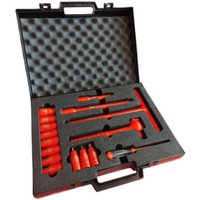 Isolierter Steckschlüsselsatz 1000V und Knarre KS TOOLS - 16 Stk. Isolierter Steckschlüsselsatz 1000V und Knarre KS TOOLS - 16 Stk. von KSTOOLS