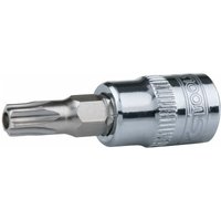 Ks Tools 918.1472-E 1/4'' CHROMEplus Bit-Stecknuss tx mit Stirnlochbohrung,TB20, von KSTOOLS