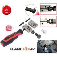 Ks Tools 122.1215 FLAREFIXeco 4,75 mm Universal-Bremsleitungs-Bördelgerät-Satz, 4-tlg von KSTOOLS