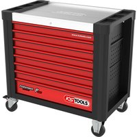 KS TOOLS PERFORMANCEplus P30 SCHWARZ/ROT Werkstattwagen mit 8 Schubladen ( 873.4008 ) von KSTOOLS