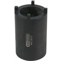 Ks Tools 1/2' daf Nutmuttern-Schlüssel für Lenkgestänge-Befestigung mit 4 Zapfen, 52 mm - 460.0610 von KSTOOLS