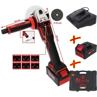 Kstools - ks Tools eMONSTER Brushless-Akku-Winkelschleifer-Satz , 4-tlg von KSTOOLS