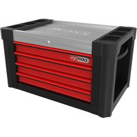 PERFORMANCEplus P10TC schwarz/rot Werkstattwagenaufsatz mit 4 Schubladen von KSTOOLS