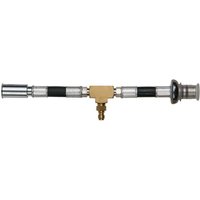 Manometer-Anschlussschlauch mit 1/4' Schlauchanschluss zur universellen Verwendung mit 3/8' und 5/16' Hochdruckschlauchanschlüssen von KS TOOLS