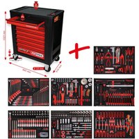 Ks Tools Performanceplus Werkstattwagen-Satz P15 mit 397 Werkzeugen für 7 Schubladen von KSTOOLS