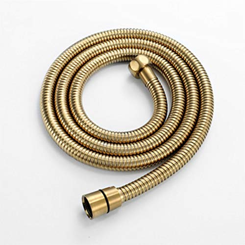 KSTYLE Titan Gold 1.5 m Edelstahl Duschschlauch Bad Duschzubehör Sanitärschläuche Handbrauseschlauch von A/K STYLE