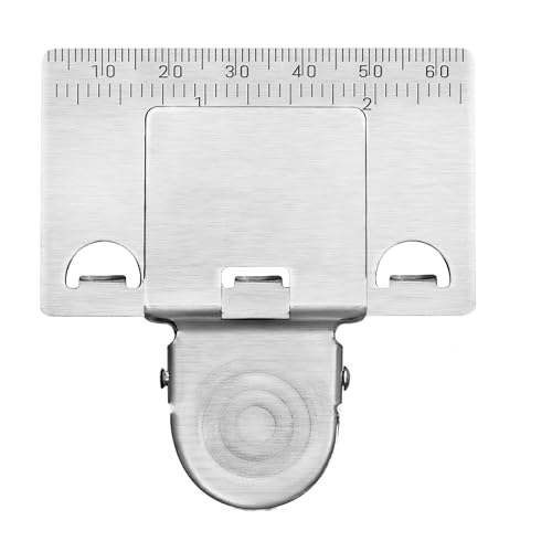 Messband-Clip-Werkzeug-Ecken-Klemm halter Präzisions-Lineal-Markierung für die meisten Messgrößen Scale-Clip, Band genaues Positions messung werkzeug, Fixpunkt messung (1 PCS) von KSVS