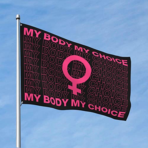 Herren-Höhlendekoration, My Body My Choice, Frauenrechtsflagge, für Ihr Zimmer (120 x 180 cm) von KSXS