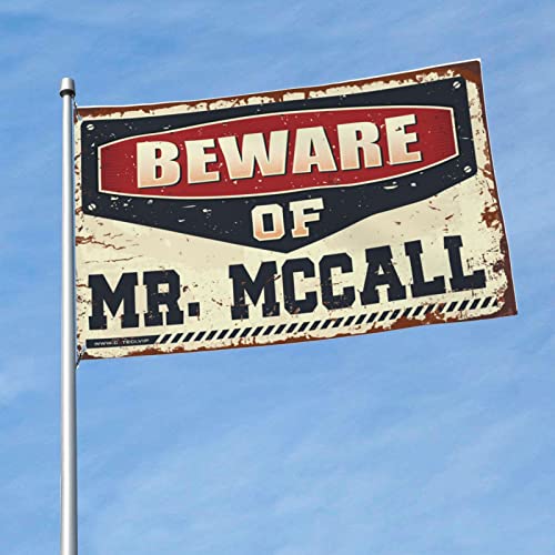 Höhlendekoration für Herren, Motiv: "Beware Of Mr. Mccall", See, Hausdekoration, Garagendekoration für Herren (120 x 180 cm) von KSXS