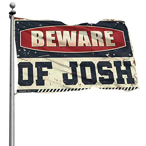 Lustige Flaggen für Zimmer, Teenager, Mädchen, Vorsicht vor Josh, Flagge, Ehemann, Geschenke für Chef, 30 x 45 cm Lustige Flaggen für Zimmer, Teenager, Mädchen, Vorsicht vor Josh, Flagge, Ehemann, Geschenke für Chef, 30 x 45 cm von KSXS