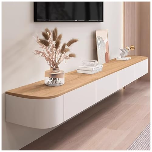 KSYGINXD 160cm Schwebende TV-Einheit, An Der Wand Montierter TV-Schrank, Stehendes Oder Hängendes TV-Lowboard, Entertainment-Center, TV-Medienkonsole KSYGINXD 160cm Schwebende TV-Einheit, An Der Wand Montierter TV-Schrank, Stehendes Oder Hängendes TV-Lowboard, Entertainment-Center, TV-Medienkonsole von KSYGINXD