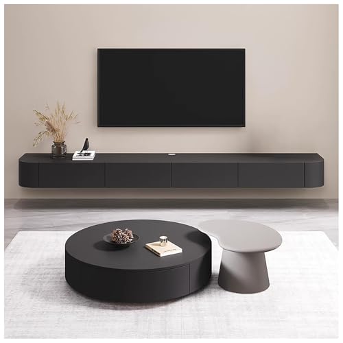 KSYGINXD 200cm TV Schrank, TV Lowboard Stehend Oder Hängend, Mit 2 Schubladen 1 Klappe, Medienkonsole Mit Löchern Zur Kabelführung, Hängeschrank Wohnwand, Komplett Montiert KSYGINXD 200cm TV Schrank, TV Lowboard Stehend Oder Hängend, Mit 2 Schubladen 1 Klappe, Medienkonsole Mit Löchern Zur Kabelführung, Hängeschrank Wohnwand, Komplett Montiert von KSYGINXD