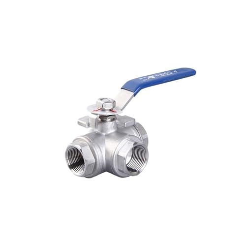 1/4" 3/8" 1/2" 1" 1-1/2" 2" Stahl-Dreiwege-Kugelventil L Typ T Typ 304 Handventil mit Innengewinde(L Type) von KSZHZYMGX