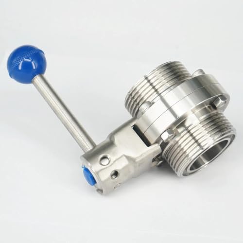1-1/2" 38mm 304 Edelstahl T-Typ Gewindeanschluss Absperrklappe von KSZHZYMGX