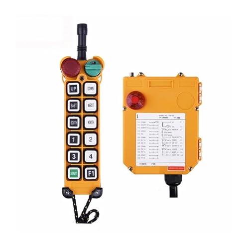 KSZHZYMGX F24-12D 12 Tasten mit doppelter Geschwindigkeit. Industriekran-Fernbedienung schaltet Hängebrücke, Kranaufzugssteuerung(1T1R,ACDC12-72V) von KSZHZYMGX