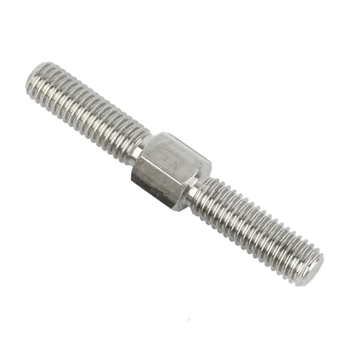 KSeSii 1–3 Stück M3 M4 M5 M6 M8 M10-M16 304 Edelstahl Links-Rechts-Gewinde Doppelendgewindestange Positiv-Negativ-Gewindestange Stehbolzen(40mm,M5-1pcs) von KSeSii