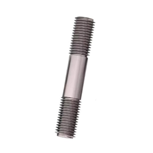 KSeSii 1-3 Stück M4 M5 M6 M8 M10 TA2 Reintitan Doppelkopfschraube Bolzen Zweikopf-Zähneschrauben Gewindestange(M4x80mm 2pcs) von KSeSii
