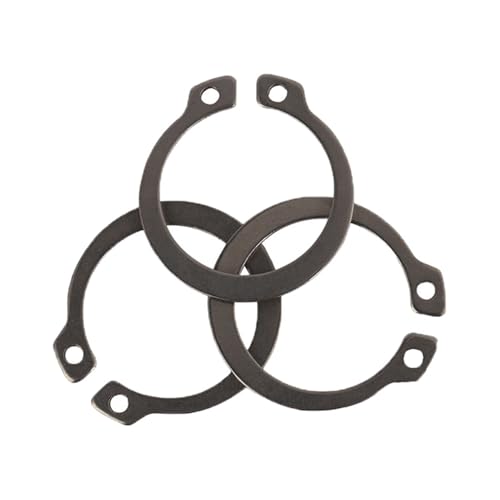 KSeSii 1-30 STÜCKE M3-M30 C-Clip Unterlegscheibe Welle 65 Manganstahl Sicherungsring Welle Sicherungsring Lagerhalter Typ C Externer Sicherungsring(M30-10pcs) von KSeSii