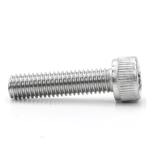 KSeSii 1–55 Stück Sechskantschrauben mit Innensechskant, M1.6 M2 M2.5 M3 M4 M5 M6 M8 M10 M12, Edelstahlschraube(6mm,M12 1pc) von KSeSii