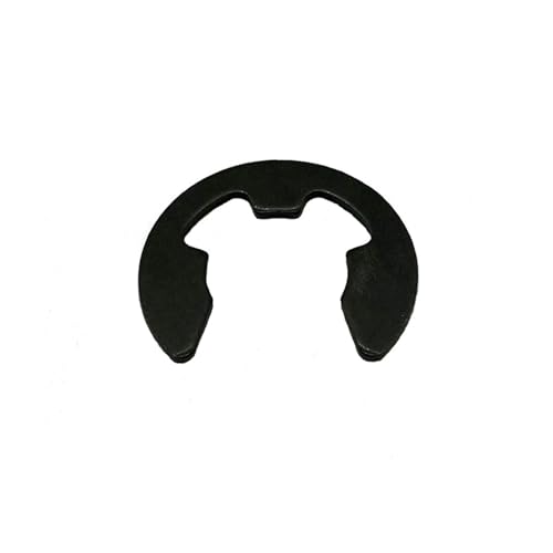 KSeSii 10/50/100 M2 M3 M3.5 M4 M5 M6 M7 M8 M10 - M24 Schwarz 65mn Stahl E Clip Sicherungsring Sicherungsring Unterlegscheibe for Wellenbefestigung(M19 10pcs) von KSeSii