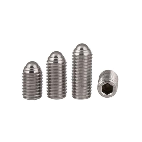 KSeSii 10 STÜCKE 304 Edelstahl Kugel Positionierung Perle Wavelet Schraube Stahlkugel Befestigungsfeder Kugelkopf Kolben(10mm,M10) von KSeSii