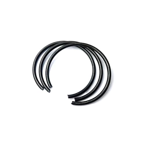 KSeSii 10 Stück Drahtdurchmesser φ1,0 mm Federstahl-Runddraht-Sicherungsringe for Lochhalter-Sicherungsringe for Wellen-Außendurchmesser = 8 mm ~ 68 mm(1x10.2x1) von KSeSii