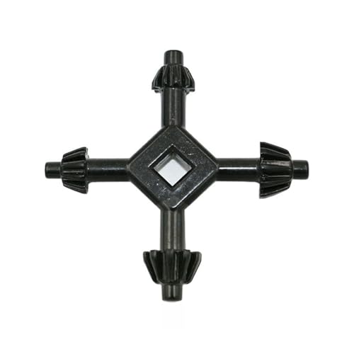 KSeSii 1Pcs 4 In 1 Multifunktions-Universal-Klemmenschlüssel-Bohrer-Bohrer-Halter-Schraubenschlüssel-Ratschen-Sockel-Ring-Kombinations-Griff-Stern-Schraubenschlüssel(Black) von KSeSii