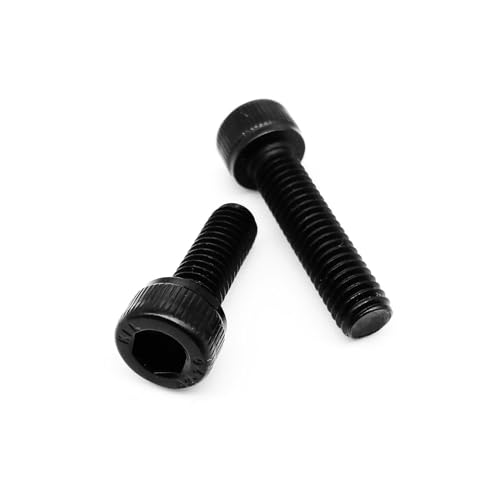 KSeSii 2–50 Stück DIN912 M1.6 M2 M2.5 M3 M4 M5 M6 M8 Schwarz 304 Edelstahl Sechskantschraube mit Innensechskant(5mm,2pcs M8) von KSeSii