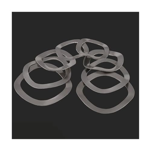 KSeSii 304 Edelstahl Drei Wellenscheiben Federscheibe M3 M4 M5 M6 M8 M10 M12-M41(20pcs,M41x51x0.5) von KSeSii