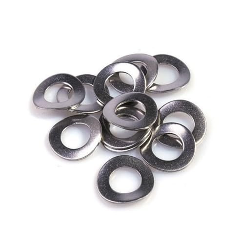 KSeSii 304 Edelstahl gebogene Wellenscheiben elastische Federscheibe GB955 M3 M4 M5 M6 M8 M10 M12 M14 M16 M18 M20(M8 20pcs) von KSeSii