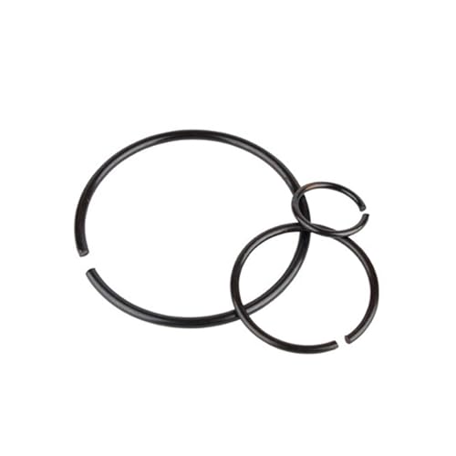 KSeSii 31 Stücke 4mm-28mm Schwärzung Welle Stahldraht Sicherungsring Lager Stop Loop Sicherungsring(4mm) von KSeSii