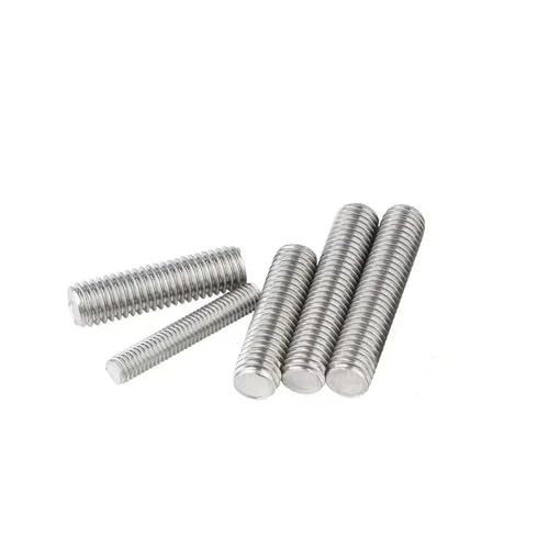 KSeSii 5 Stück Mini M2 M2.5 Vollgewindestange Vollmetrische Gewindestangen Schrauben 304 Edelstahl Bolzenbolzen(M2x0.4x200mm) von KSeSii