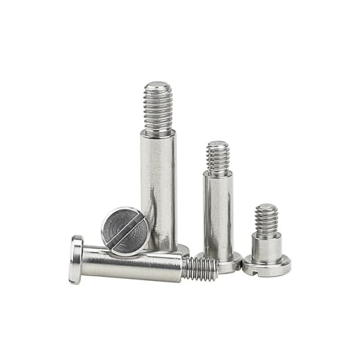KSeSii 5PCS M3 M4 Edelstahl Flache Schlitz Ein-wort Slot Positionierung Schulter Schritt Schraube Stecker Grenze Schraube Lager schraube Bolzen(D4x4-M4x6) von KSeSii