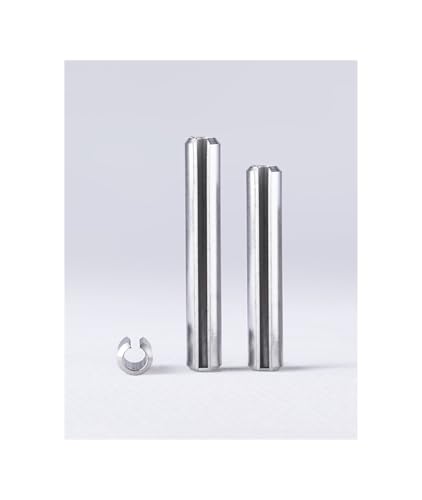 KSeSii M1.5 M2 M2.5 M3 M4 Elastische Stifte aus Edelstahl 304 GB879 Zylinderstift Positionierstift Splint Federstift(M2.5 -10pcs,45mm) von KSeSii