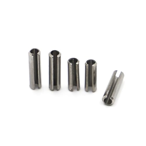 KSeSii M1.5 M2 M2.5 M3 M4 M5 M6 M8 GB879 304 Edelstahl Elastischer Splint Zylindrischer Positionierungsspanndübel Rollenfederstift(M3 20pcs,6mm) von KSeSii