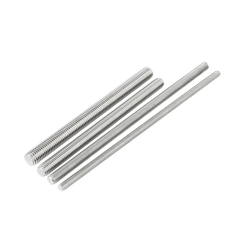 KSeSii M2 M2,5 M3 M4 M5 304 Edelstahl Gewindestange Vollgewinde Stangenbolzen Schraube DIN975 Länge 16 mm – 250 mm Allthread(M2 x 0.4 x 250 mm) von KSeSii