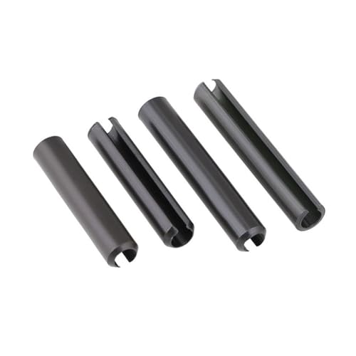 KSeSii M4 Schwarzer Karbonstahl Federtyp Gerade Stifte Geschlitzter geteilter Dübel Sellock(M4x16mm-100pcs) von KSeSii