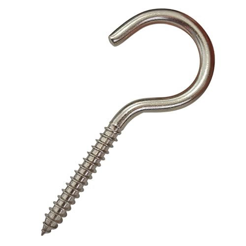 KShun 12 Sätze Edelstahl 304 Hakenschraube 2 Größen M5 M6.5 Einschraubhaken Robuste Becherhaken zum Aufhängen von Außenleuchten mit Expansionsrohrs KShun 12 Sätze Edelstahl 304 Hakenschraube 2 Größen M5 M6.5 Einschraubhaken Robuste Becherhaken zum Aufhängen von Außenleuchten mit Expansionsrohrs von KShun