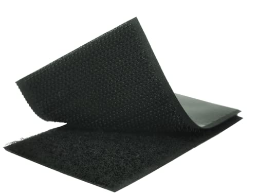 Kstar Klettband Selbstklebend Extra Stark, Klettverschluss selbstklebend doppelseitig, Klebe Klettstreifen in schwarz Größe und Menge wählbar (100mm x 3m 1 Stück) von Kstar