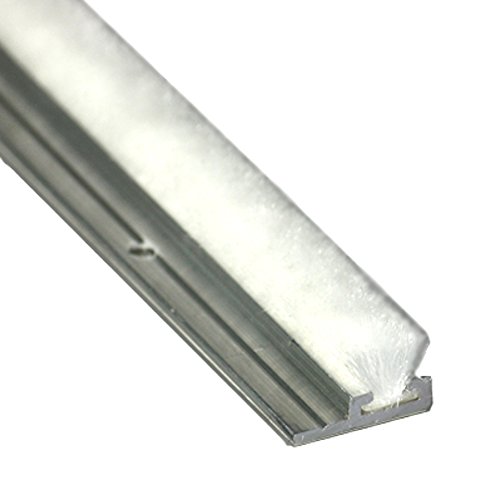 Bürstendichtung BWP 13 mm x 200cm weiss selbstklebende Türbürste Türdichtung von KTB
