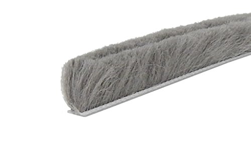 SP 9 x 15 mm x 25 m Velourbürste grau , Bürstendichtung SP 9 x 15 mm x 25 m Velourbürste grau , Bürstendichtung von KTB