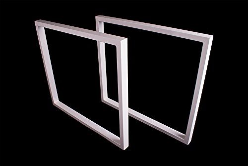 KTC Tec Tischgestell weiß TRGw-600 breit Tischuntergestell Tischkufe Kufengestell (1 Paar) von KTC Tec